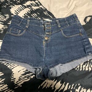 Bluenotes Dark Blue Jean Shorts